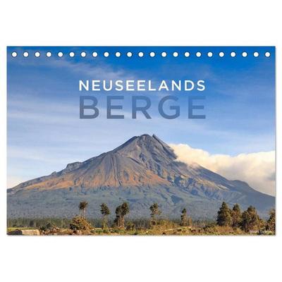 Neuseelands Berge (Tischkalender 2027 DIN A5 quer), CALVENDO Monatskalender