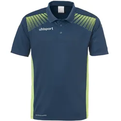 uhlsport GOAL Poloshirt Kinder petrol/flash grün 152
