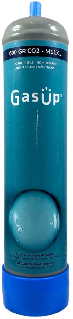 Bombola Co2 Da 600gr Usa/getta Nuova Per Sistemi Di Gasatura Acqua (Attacco 11mm