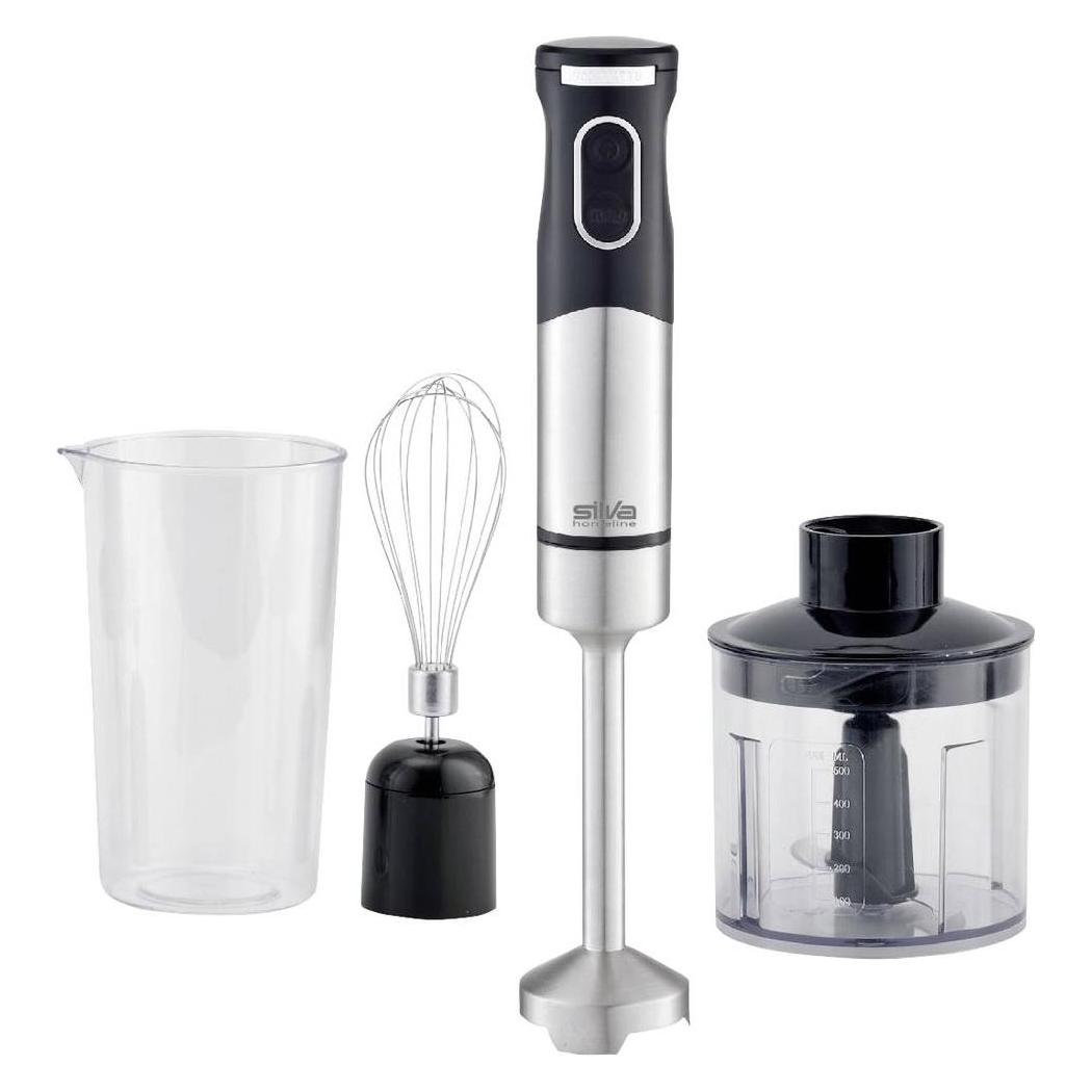 Silva Homeline SMS 6502 Stabmixer 700 W mit Messbecher, mit Zerkleinereraufsatz (451011)