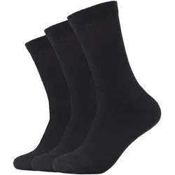 3er Pack s.Oliver Essentials Gekämmte Baumwolle Tennissocken 9999 - black 47-49