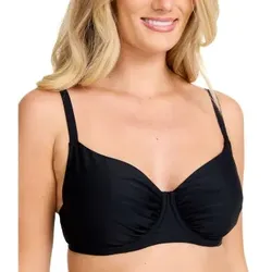 Damella Grace Basic Bikini Bra Schwarz B/C 38 Damen
