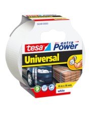 Tesa extra Power Universal Weiß Befestigung Handwerk Kennzeichnung Reparatur 10 m 50 mm 1 Stücke 10mx50mm (56348-00005-05)