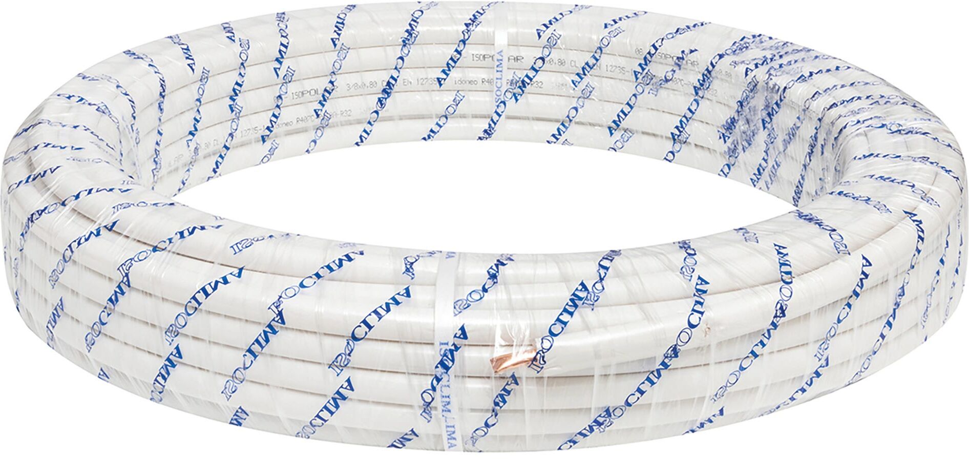 Isoclima TUBO RAME RIVESTITO CLIMA ISOPOLAR Ø 3/8''x1 mm 3 m GUAINA SPESSORE 7 mm