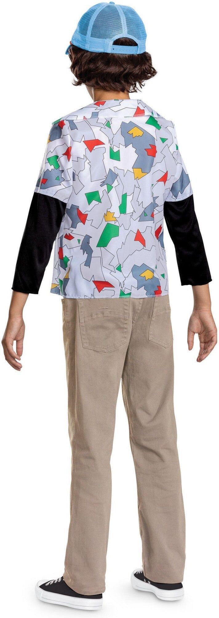 Disguise Stranger Things Dustin Costume Kit for Kids 10-12 Years, Officially Licensed