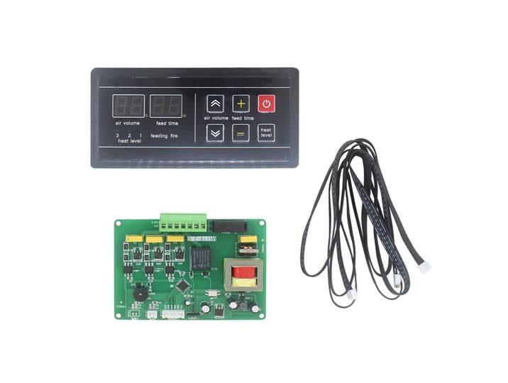 Panneau de commande numérique LED pour poêle à granulés, carte de circuit, contrôleur de température, pièces de four, contrôleur de brûleur à granulés