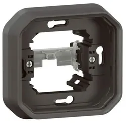 Legrand Plexo New Feuchtraum-Unterputz 1-fach Tragring mit Krallen, anthrazit
