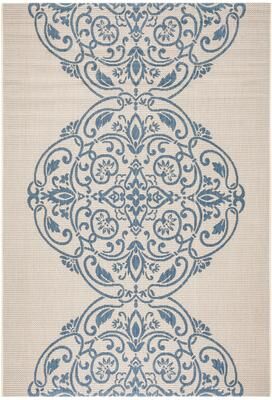 Martha Stewart by SAFAVIEH Topiary Signet Indoor/ Outdoor Waterproof Rug