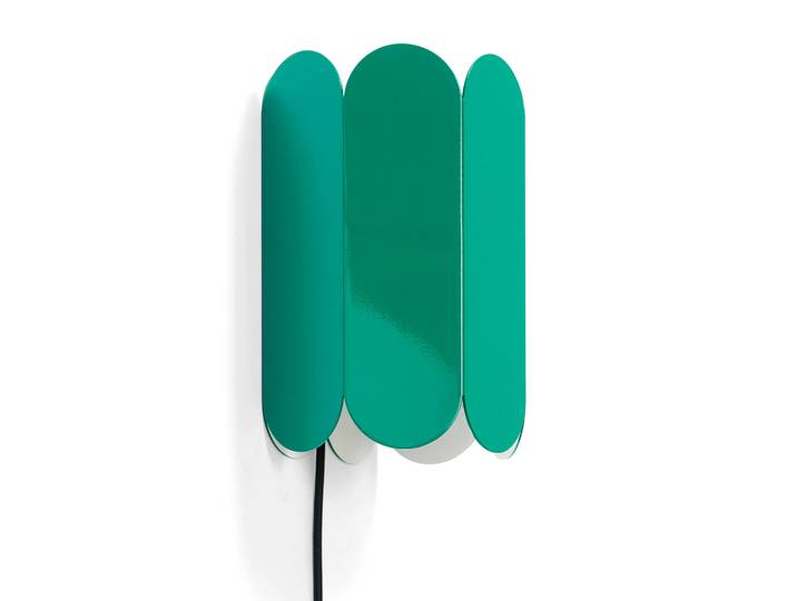 HAY Arcs wall switch Wandleuchte Sea green