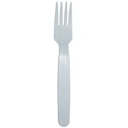 MONOUSO - Mehrweg Durable Gabel aus PP Mineral Blau 18,5cm (6 Stück)