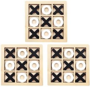 Inspire Curations Mini Montessori Wooden Chess Game For Kids (Portable Brain Training Board) black 3pcs