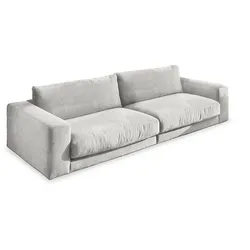 DAHEIM Bigsofa Dundee Cord Snow 290 cm