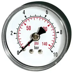 Standardmano »pressure line« G 1/8 hinten 0-10,0 bar/145 psi, Ø40 (110.46-KDE)