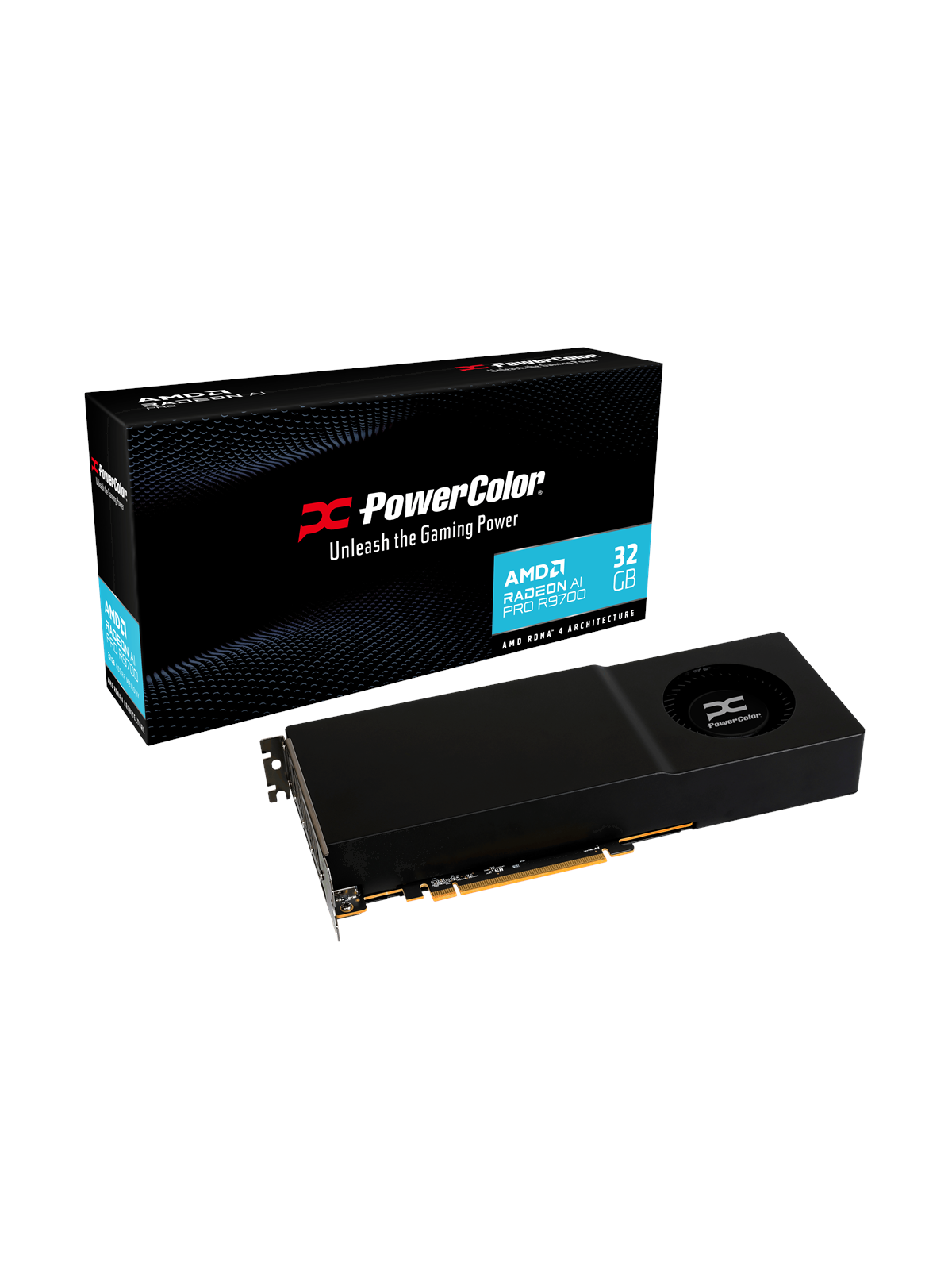 PowerColor Radeon AI Pro R9700 - 32GB GDDR6 RAM - Grafikkarte