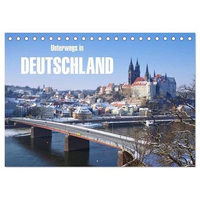 Unterwegs in Deutschland (Tischkalender 2026 DIN A5 quer), CALVENDO Monatskalender