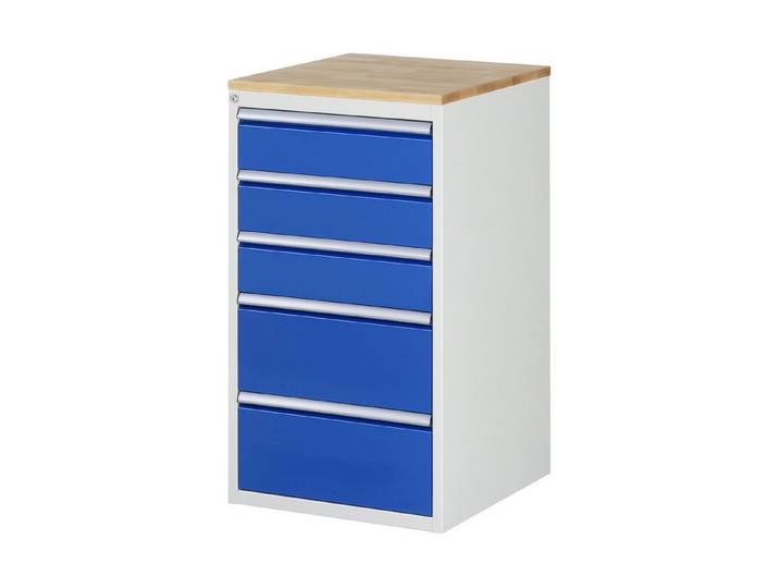 RAU Hängeregisterschrank Rau Schubladenschrank Buche-Top und 5 x Schubl.-L 3x150 2x240mm