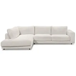 DAHEIM Ecksofa Dundee Cord Snow