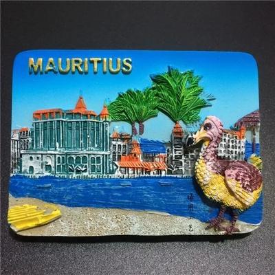 Uplifted Finds Mauritius Dodo Fridge Magnet   3D Resin Tourism Souvenir   Tropical Island Dodo Bird Travel Gift & Collection brown