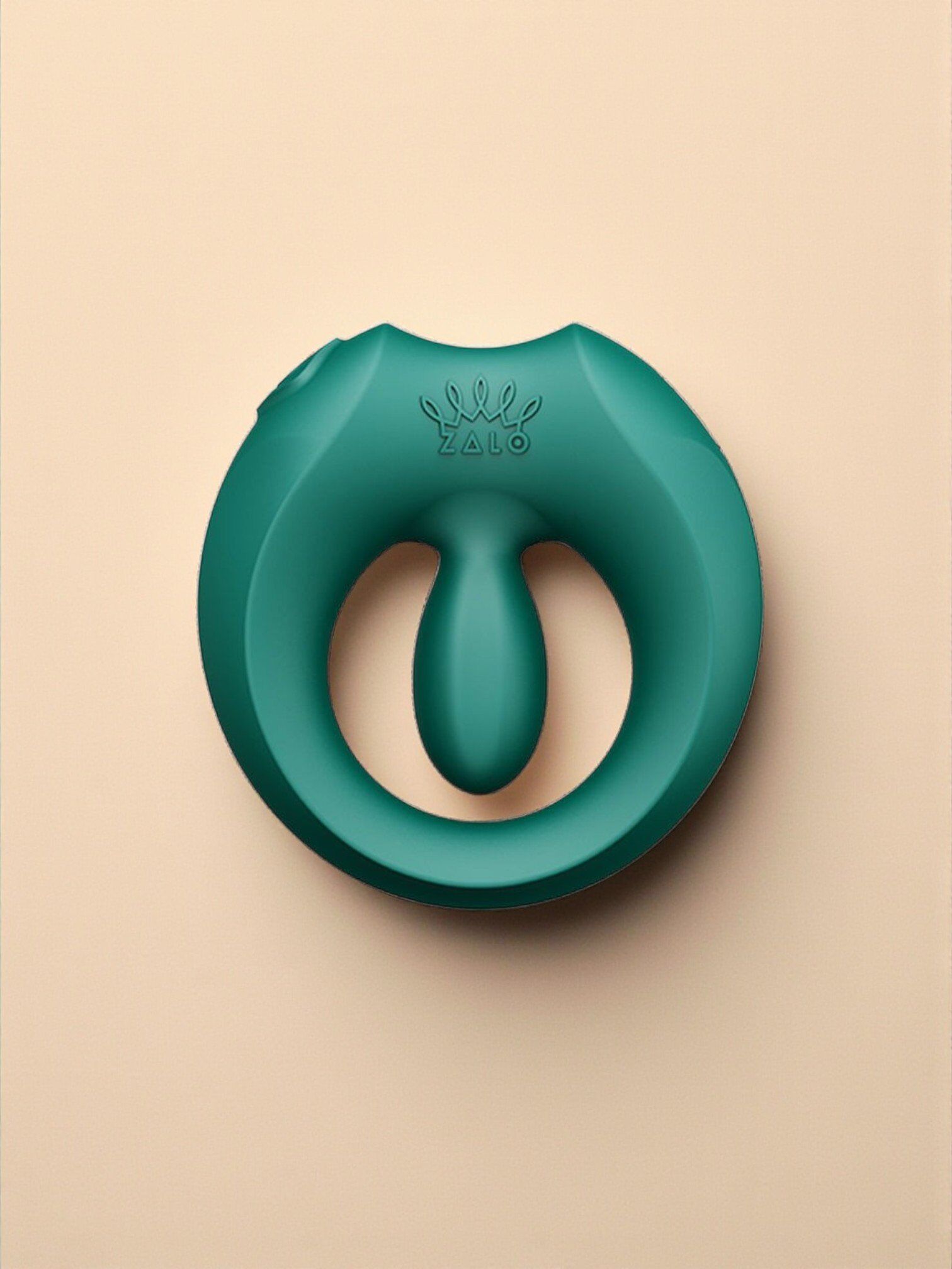 Zalo Apis - Anneau vibrant pour couple, contrôlé par application - Vert Turquoise