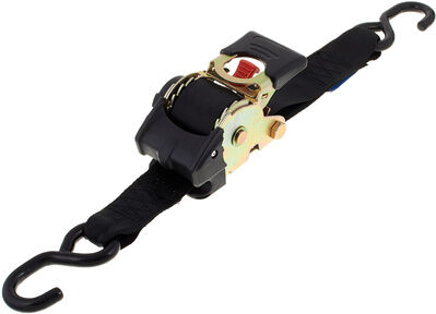 Stairville Auto Ratchet Strap 300cm/50mm Schwarz