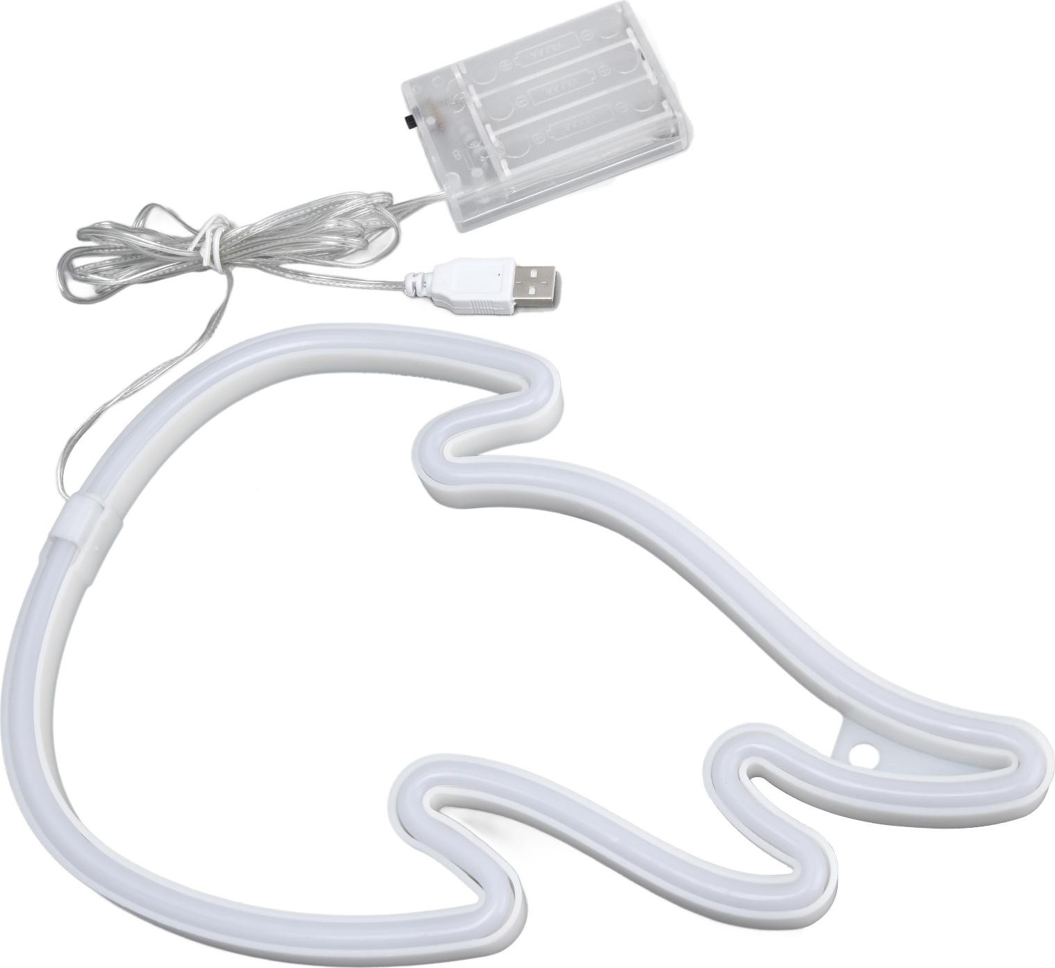 Cocosity Neonlicht Vlam Warm Wit LED Wanddecoratie met Dubbele Voeding