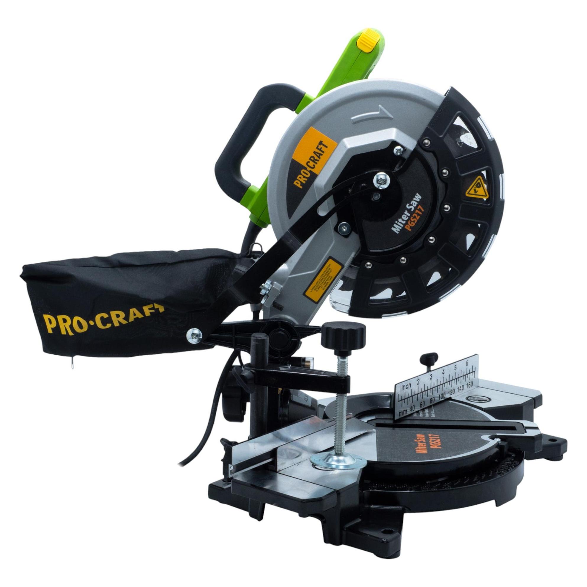 Procraft PGS217 Kappsäge 1400 Watt 210 mm + Sägeblatt (PGS217)