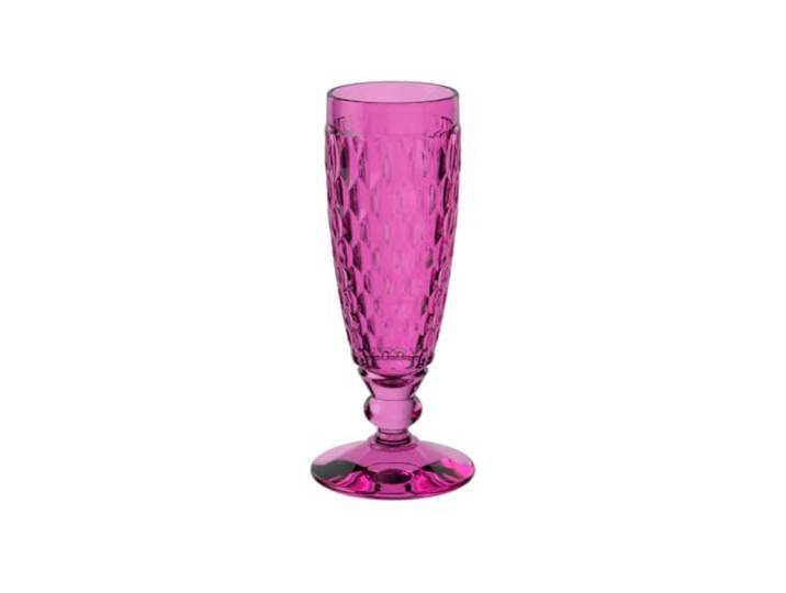 Villeroy & Boch - Boston Berry flûte à champagne\, 120 ml\, flûte en cristallin pour le champagne et le mousseux\, résistant au lave-vaisselle\, rose