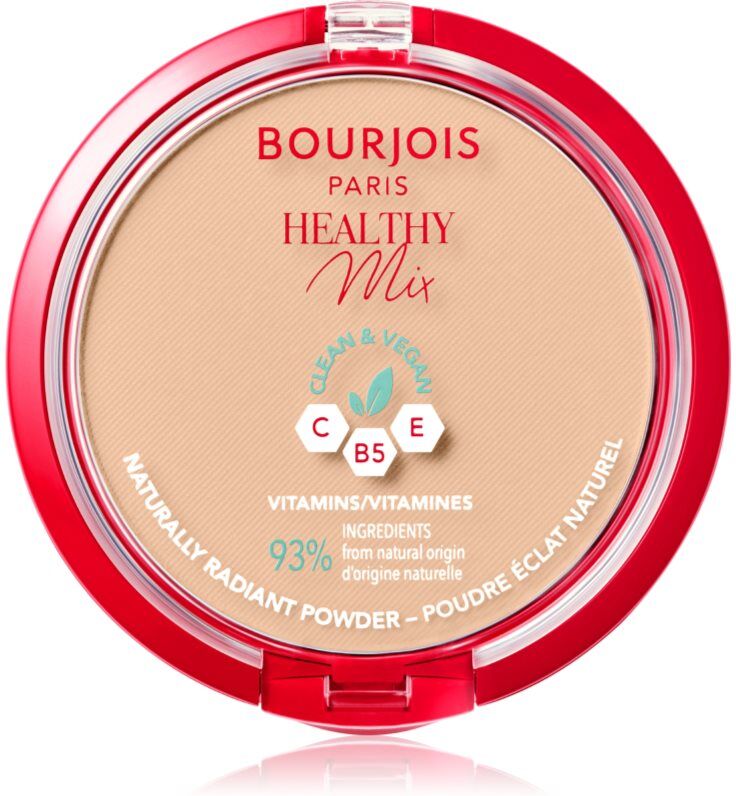 Bourjois Healthy Mix mattifying powder for radiant-looking skin shade 04 Golden Beige 10 g