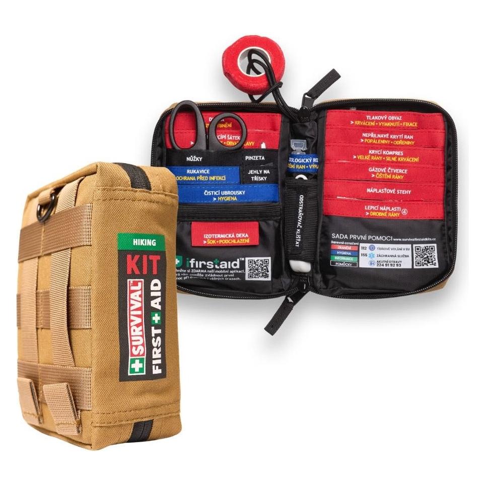 TZMO Lékárnička Survival First Aid Kit Hiking (CZ) (First Aid Kit) (CS-SFAK-SND-H)