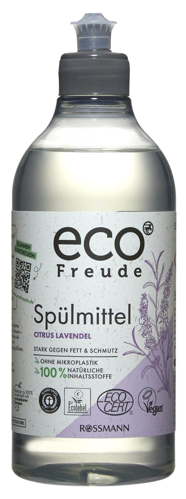 eco Freude Spülmittel Citrus, Lavendel 0,5 l 4305615834702