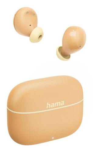 Hama 00221763 Bluetooth-Kopfhörer "Freedom Buddy II", True Wireless Earbuds, ENC, Orange