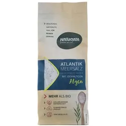 Atlantik Meersalz - Fein jodhaltige Bio-Algen