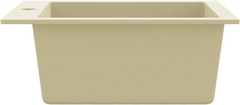 Belfry Kitchen Thane 500mm W Single Bowl Stone Kitchen Sink 425mm L