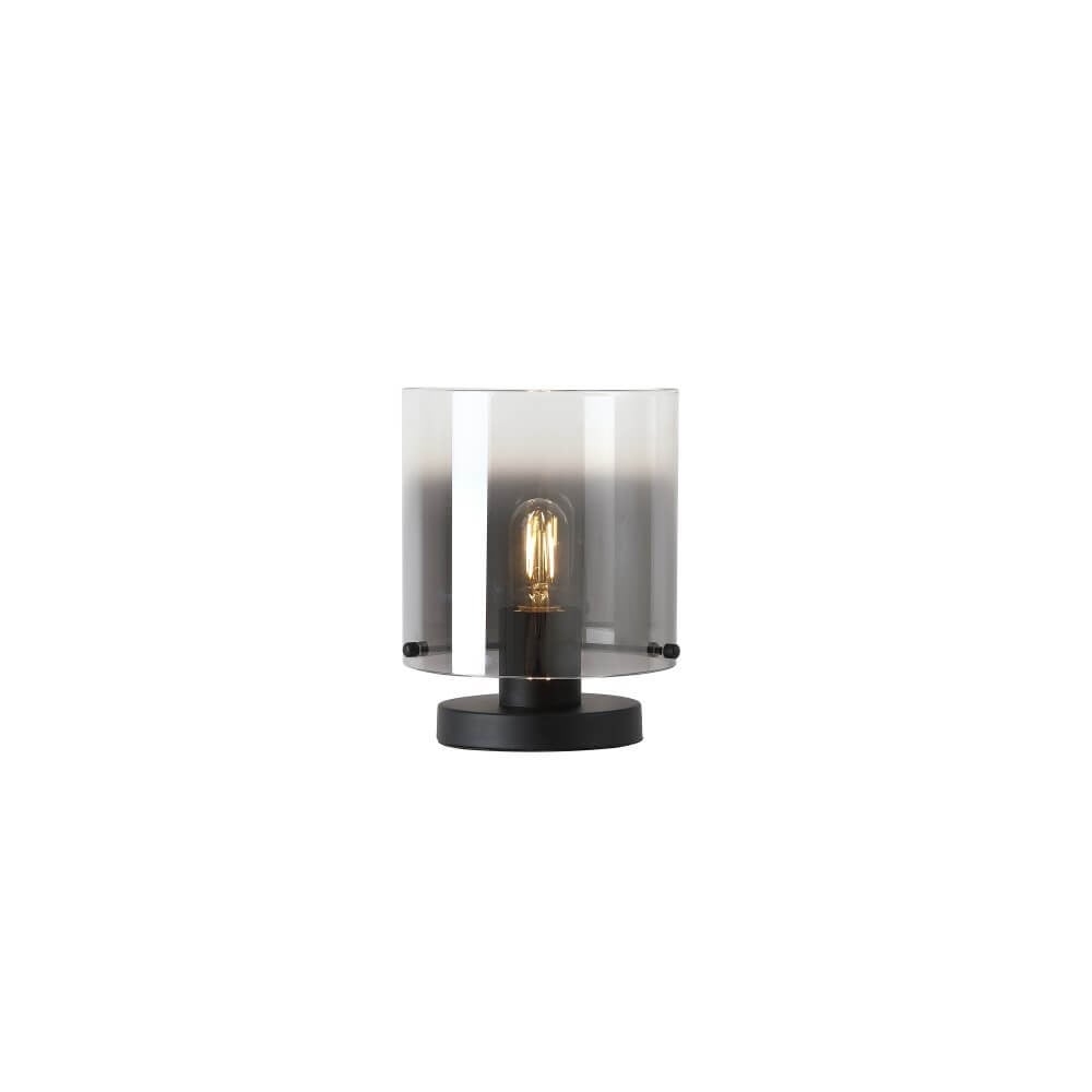 Searchlight Sweden design tafellamp - Zwart - Metaal en Glas