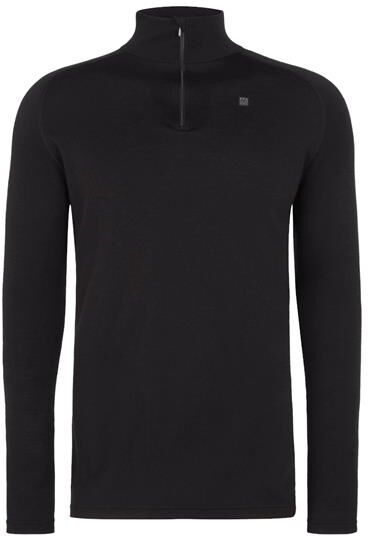 66°North Mens Basar Zip Neck, Black S
