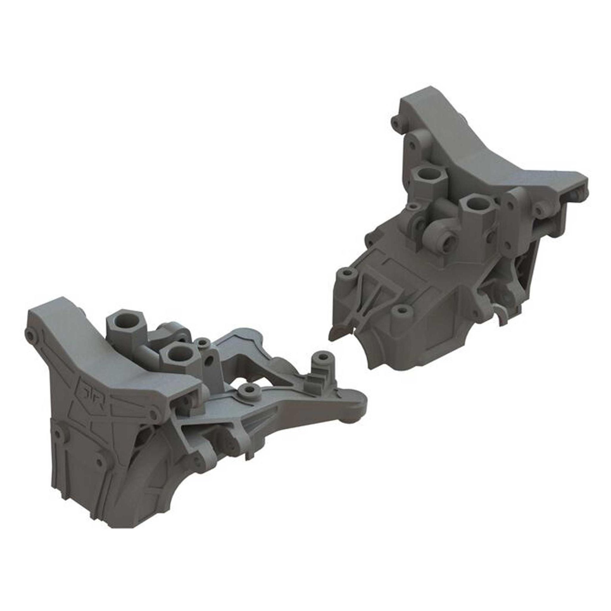 Arrma f/r composite upper gearbox covers/shock tower (ARA320634)