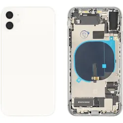 Kaputt.de iPhone 11 Gehäuse mit Backcover Weiss (Apple iPhone 11), Mobilgerät Ersatzteile, Weiss