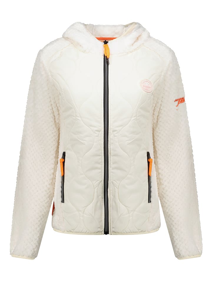 Canadian Peak Fleecejacke "Torsadeak" in Creme - L