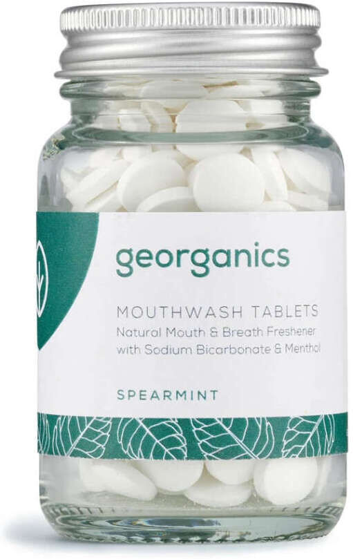 Georganics Enjuage Bucal Hierbabuena 180 Pastillas