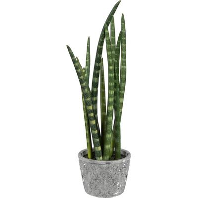 Kunstpflanze CREATIV GREEN "Sanseveria", grün, B:12cm H:46cm T:9cm, Kunststoff, Kunstpflanzen, Kunstpflanze