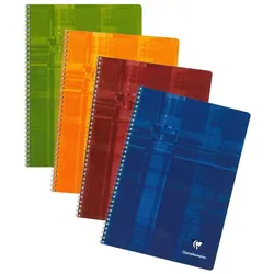 5x Clairefontaine, Heft + Block, Metric (A4, Harter Einband)