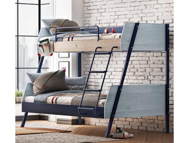 Möbel-Zeit Etagenbett TRIO – Modern Design – 90x200 cm / 120x200 cm