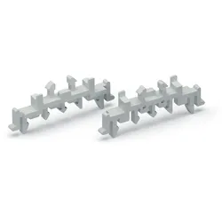 Wago 288-002 Kombifuß,anrastbar,passend zu TS 15, TS 35 und TS 32,grau 288002  - 10 Stück