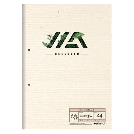 Aurora Notizblock D102SBR Shine Bright & Recycled A4 (A4, Liniert, Weicher Einband) (D102SBR)