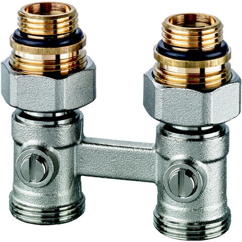 Heimeier Vekotrim raccord à vis 0564-50.000 Rp 2000 / 2, passage, système à deux tubes