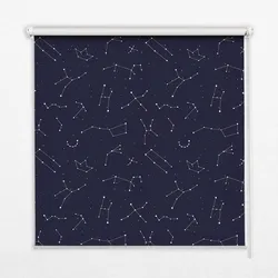 INNENROLLO - Fensterrollo - Rollo - 110x140 cm - Sternbild