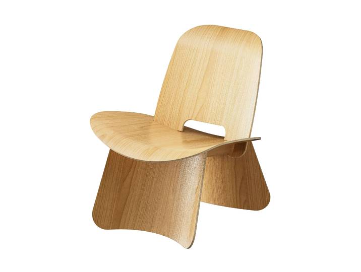 blomus Chaise Nagomi Contreplaqué huilé