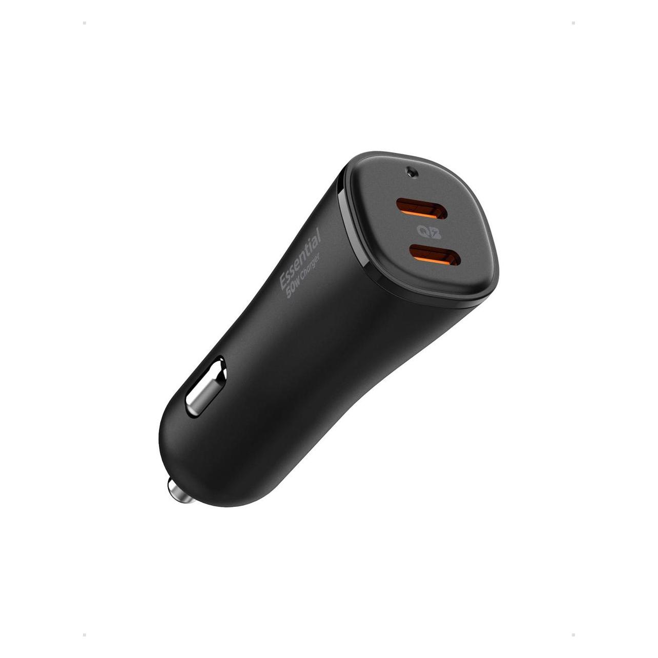 Spigen ArcStation Essential EV502 50W Car Charger - Black (26185-0)