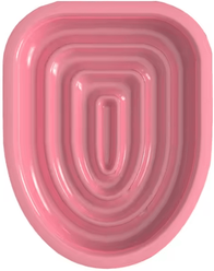 Inspire Curations EasyStep Cat Toilet Training System pink Without Tray