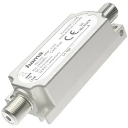 HAMA SAT-Inline-Verstärker, 20 dB, Vollmetallgehäuse